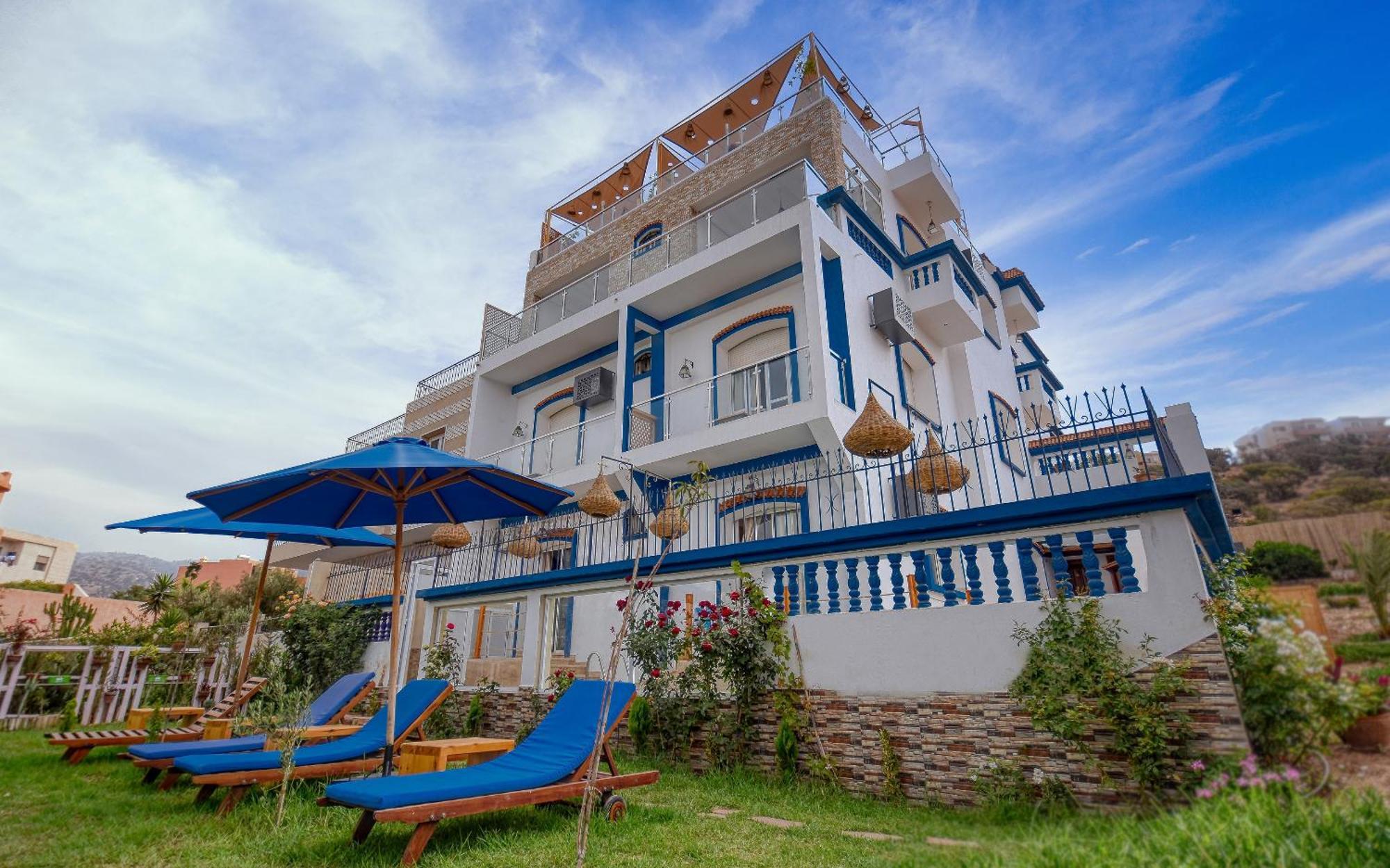 Blue Wave Lodge Agadir n'Ait Sa ภายนอก รูปภาพ